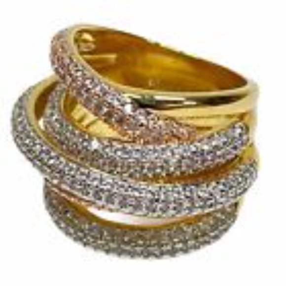 HSN VICTORIA WIECK  BAND RING  SIZE 7 NEW - Picture 1 of 2
